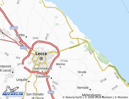MICHELIN Mezzagrande map - ViaMichelin