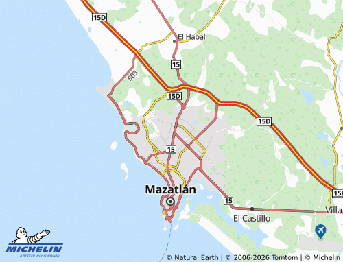 MICHELIN-Landkarte Puesta del Sol - ViaMichelin