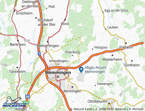 MICHELIN Eisenburg map - ViaMichelin