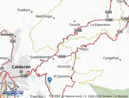 MICHELIN Cooperativa Policía Nacional map - ViaMichelin