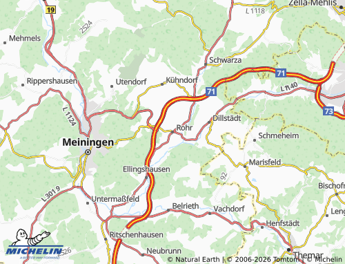 Mappa MICHELIN Rohr - ViaMichelin