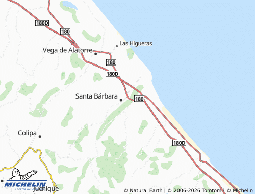 Mapa MICHELIN Emilio Carranza - ViaMichelin