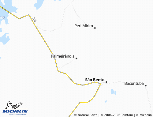 Mappa MICHELIN Palmeirândia - ViaMichelin