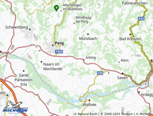 MICHELIN-Landkarte Tobra - ViaMichelin