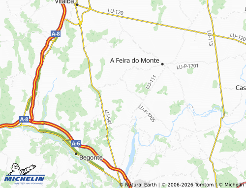 Mapa MICHELIN Bouza - ViaMichelin