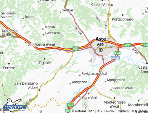 Kaart MICHELIN Revignano - ViaMichelin