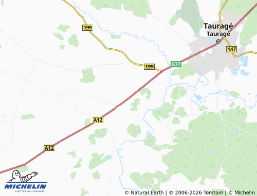 MICHELIN Lauksargiai map - ViaMichelin
