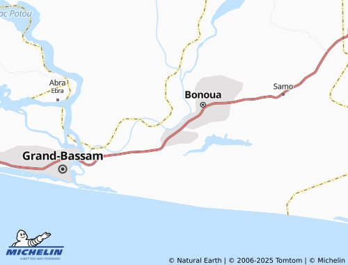 MICHELIN Yaou map - ViaMichelin