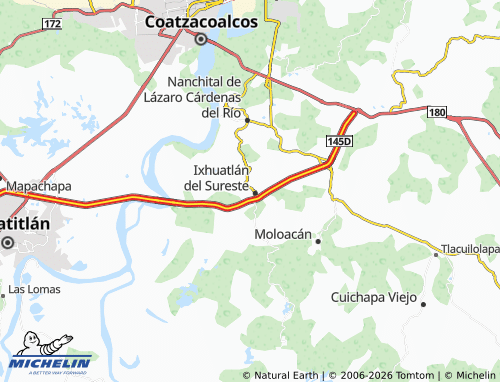 Mapa MICHELIN Veracruz - ViaMichelin