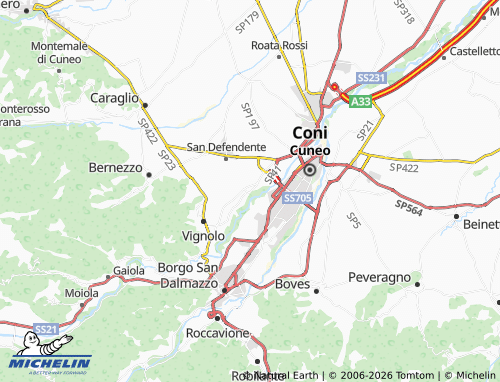 Mappa MICHELIN Santa Croce - ViaMichelin
