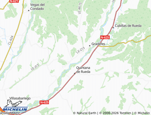 Mappa MICHELIN Cifuentes de Rueda - ViaMichelin