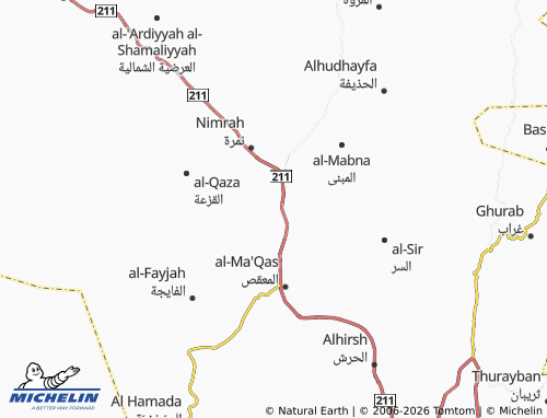 MICHELIN-Landkarte Ghaleel - ViaMichelin