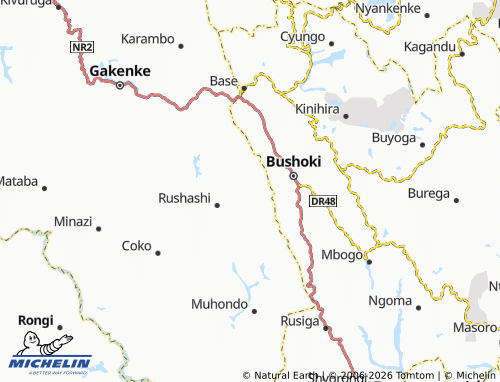 Mapa MICHELIN Muyongwe - ViaMichelin