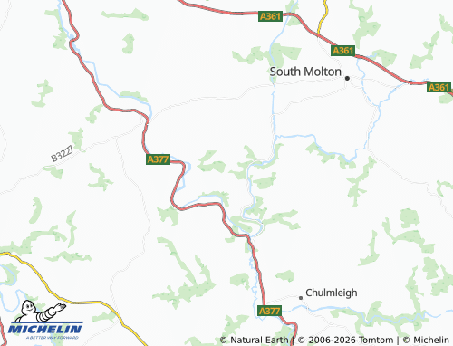 Mappa MICHELIN Chittlehamholt - ViaMichelin