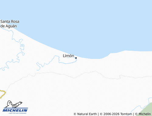 MICHELIN-Landkarte Limón - ViaMichelin