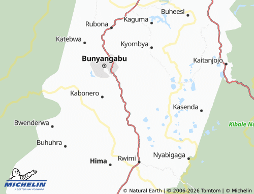 Carte MICHELIN Kibiito Town Council - ViaMichelin