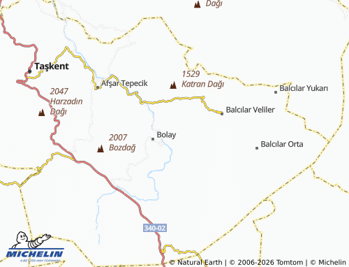 MICHELIN Çetmi Yeni map - ViaMichelin