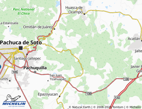 MICHELIN Ciénega Larga map - ViaMichelin