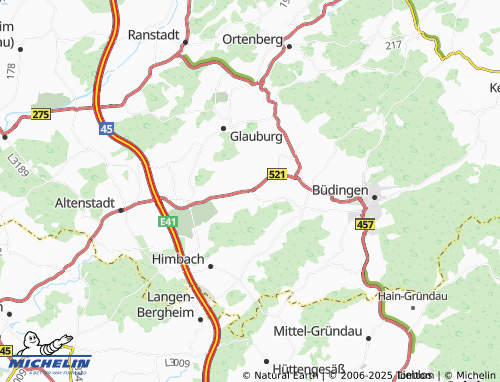 MICHELIN-Landkarte Düdelsheim - ViaMichelin