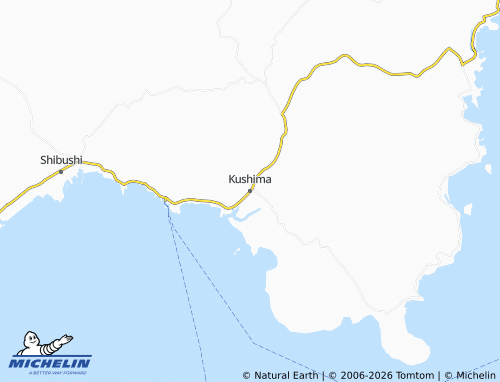 Mappa MICHELIN Kushima - ViaMichelin