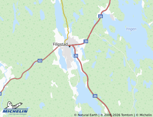 Mapa MICHELIN Piludden - ViaMichelin