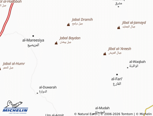 MICHELIN-Landkarte al-Khadeed - ViaMichelin