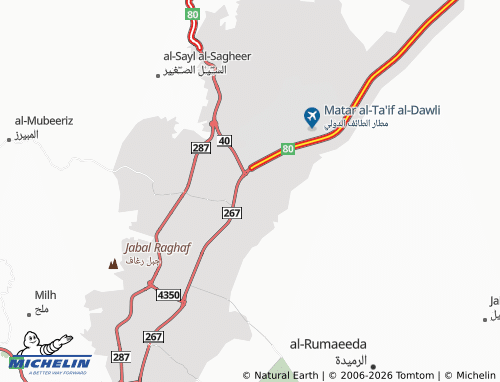 Carte MICHELIN al-Mu'tarad - ViaMichelin