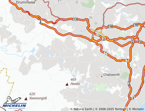 MICHELIN Nagina map - ViaMichelin