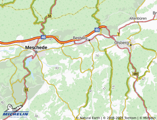 MICHELIN-Landkarte Halbeswig - ViaMichelin