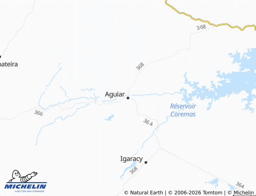 MICHELIN Aguiar map - ViaMichelin