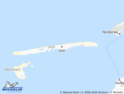 MICHELIN Juist map - ViaMichelin
