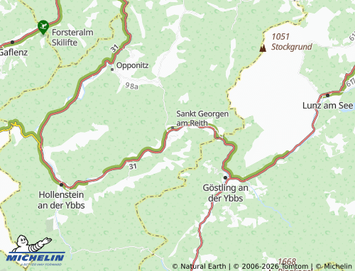 Mapa MICHELIN Hochau - ViaMichelin