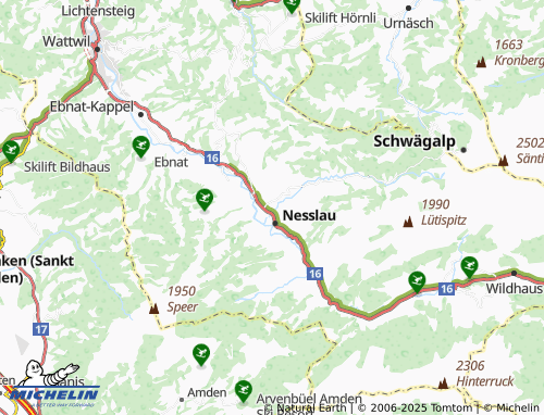 Mapa MICHELIN Neu Sankt Johann - ViaMichelin