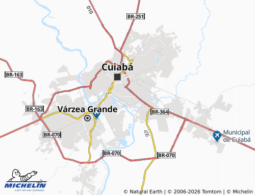 Mapa MICHELIN Grande Terceiro - ViaMichelin