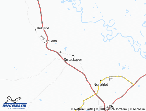 Mappa MICHELIN Smackover - ViaMichelin