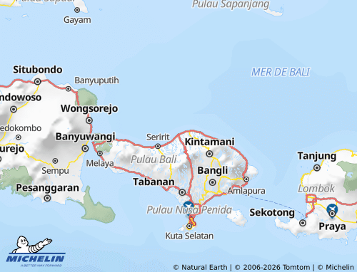 MICHELIN Buleleng map - ViaMichelin