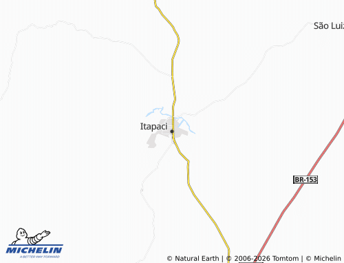 Carte MICHELIN Itapaci - ViaMichelin