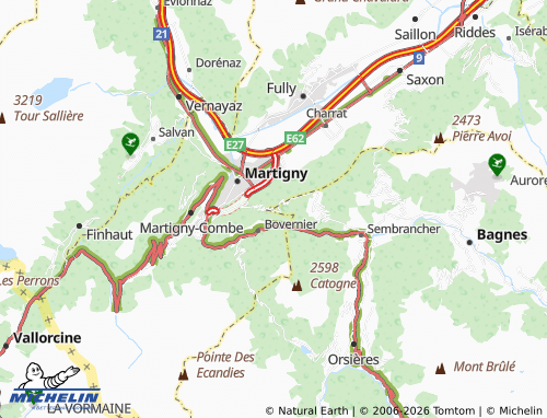 Mappa MICHELIN Chemin - ViaMichelin