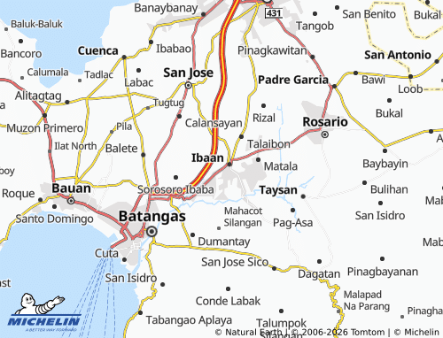 MICHELIN Coliat map - ViaMichelin