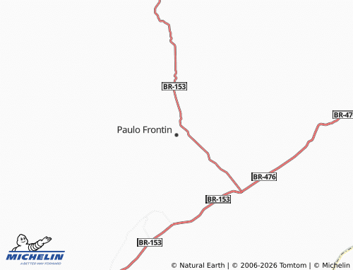 Mapa MICHELIN Paulo Frontin - ViaMichelin