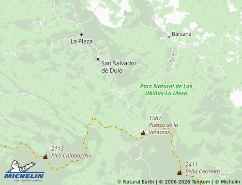 MICHELIN-Landkarte Paramo - ViaMichelin