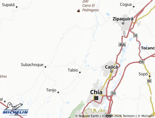 Carte MICHELIN El Salitre - ViaMichelin
