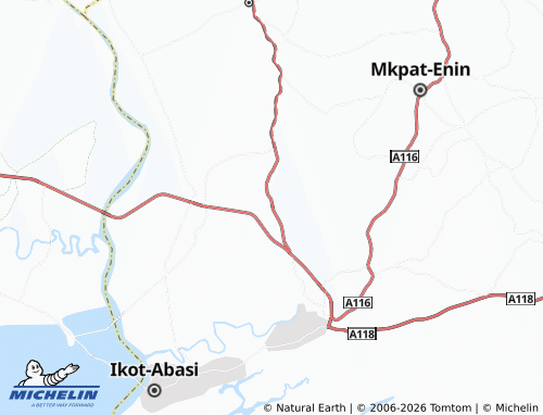 Mappa MICHELIN Ikot-Esenam - ViaMichelin