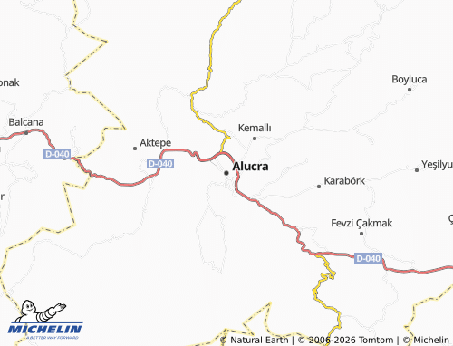 MICHELIN Alucra map - ViaMichelin