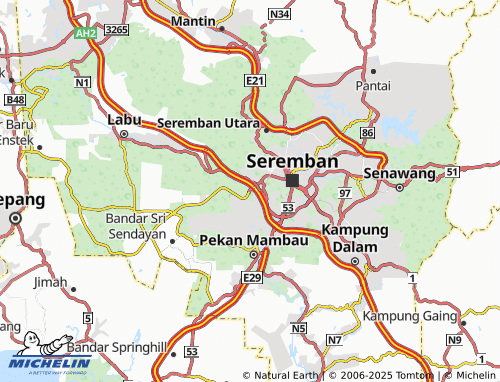 MICHELIN Medan Perdagangan Kepayang map - ViaMichelin