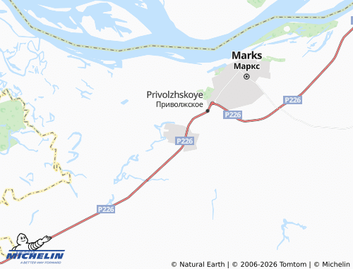 MICHELIN-Landkarte Pavlovka - ViaMichelin