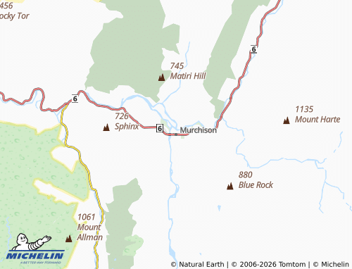 Mapa MICHELIN Murchison - ViaMichelin