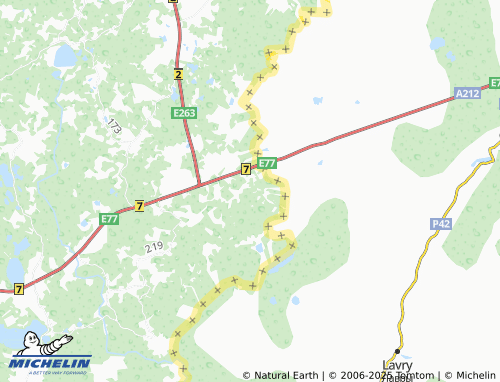 MICHELIN Lütä map - ViaMichelin