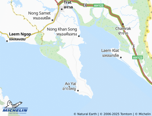 MICHELIN Huang Nam Khao map - ViaMichelin