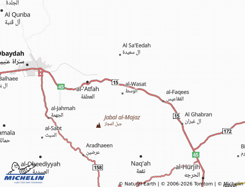 MICHELIN-Landkarte al-Wasat - ViaMichelin